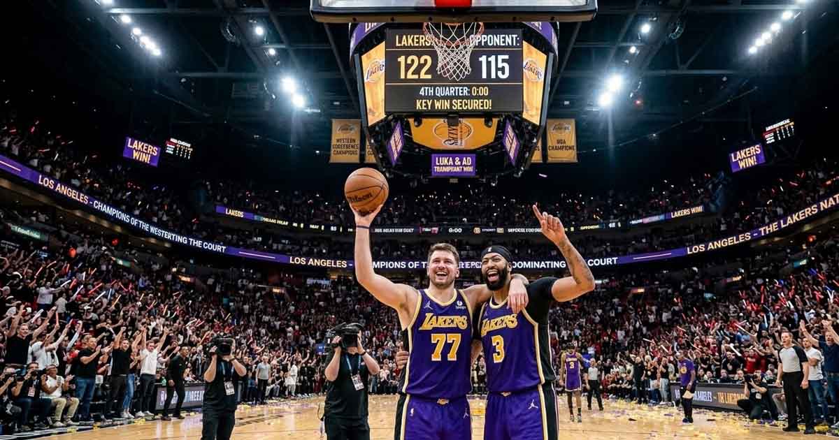 ليكرز يُعزز موقفه في المنافسة على لقب الغرب بعد انتصار صعب على نجوم