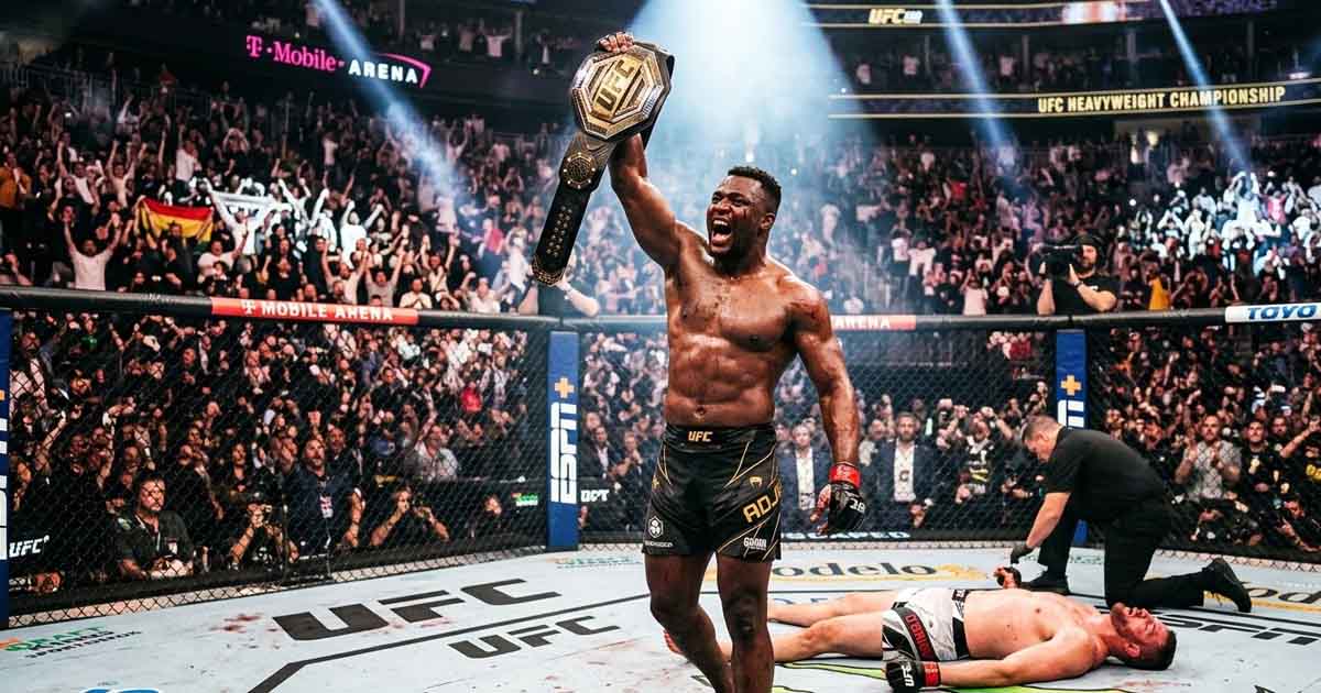 نجانو لوكاس يُوقف العالم ببطولة لا تُصدّق ويتوّج بطلًا جديدًا للثقيل في ملاكمة UFC