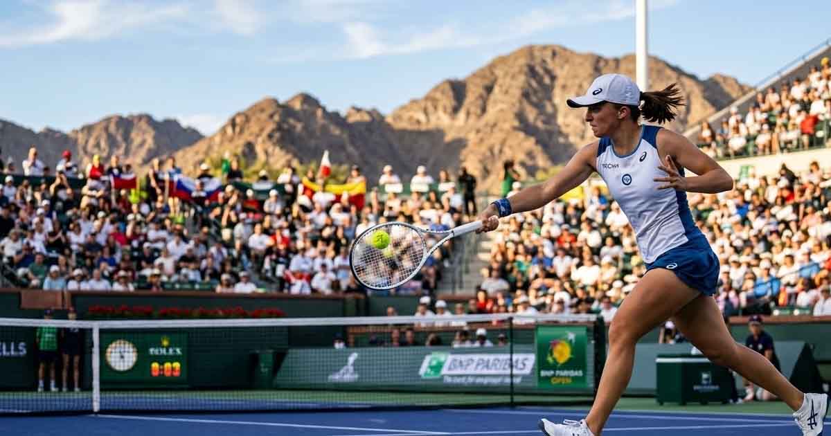 إيغا شفيونتيك تُهيمن على بطولة إندين ويلز وتتقدم نحو اللقب الثالث على التوالي